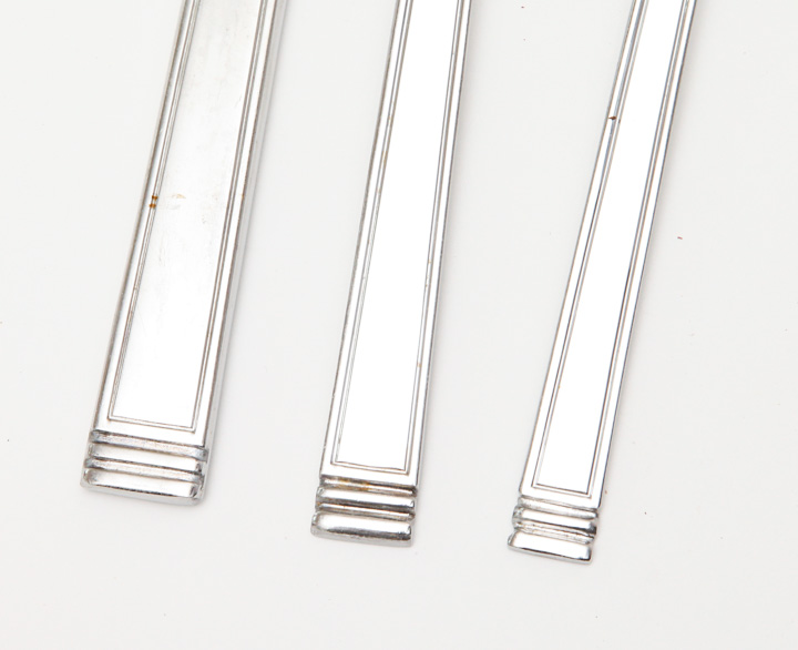 Collection of Mikasa Stainless Steel Flatware