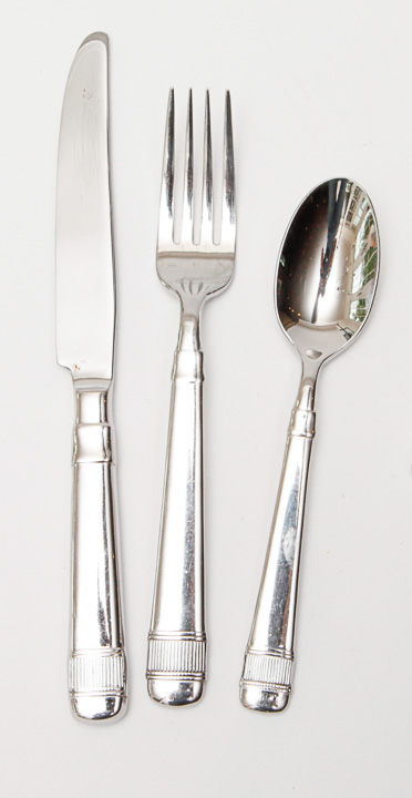Collection of Mikasa Stainless Steel Flatware