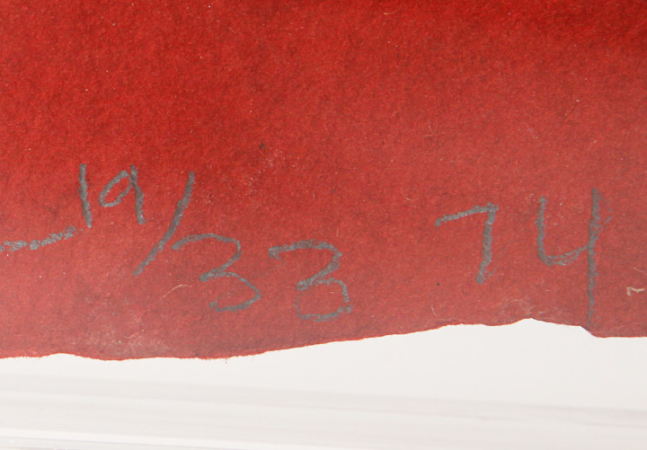 Robert Rauschenberg Handmade Paper with Collage "Bit"