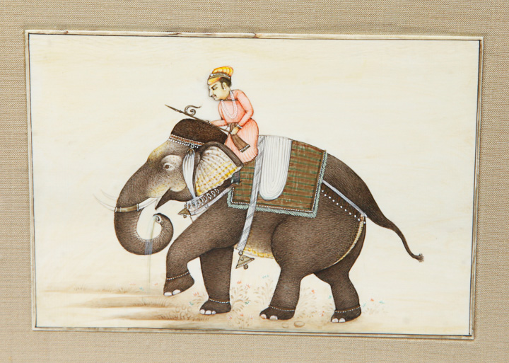 Pair of Elephant Paintings