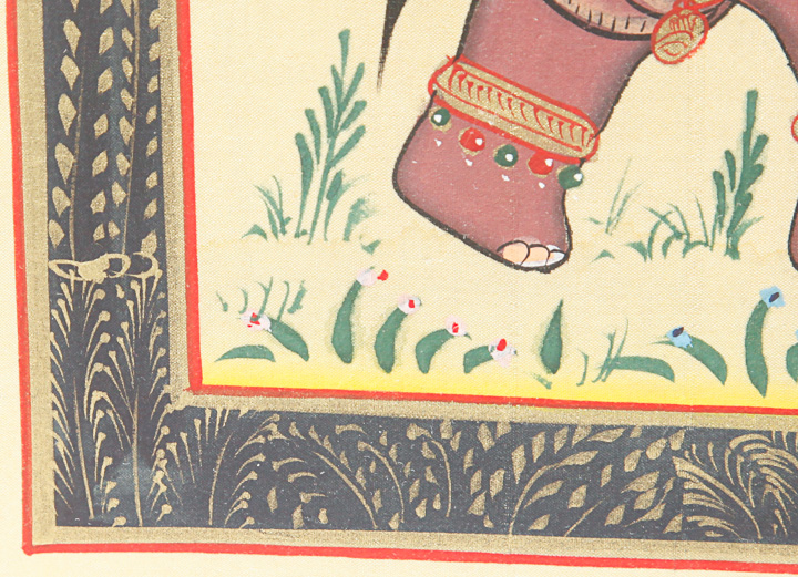 Pair of Elephant Paintings