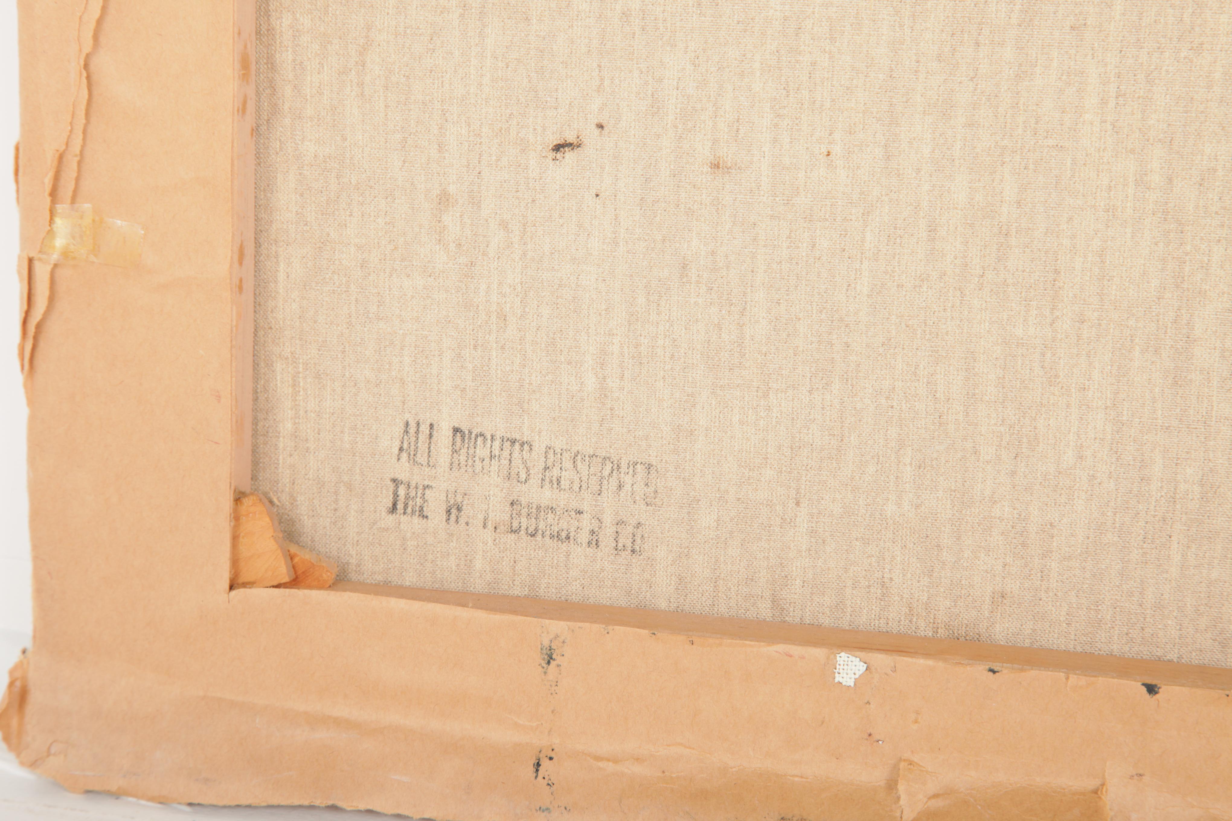 Heinz Munnich 1961 Oil Painting on Canvas "Mountains"