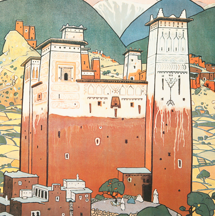 Jacques Majorelle Offset Lithograph Poster "Le Maroc"