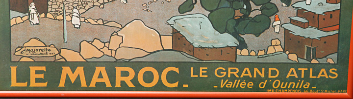 Jacques Majorelle Offset Lithograph Poster "Le Maroc"