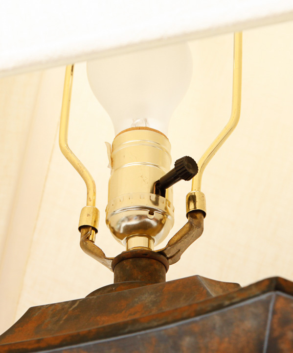 Cast Metal Table Lamp