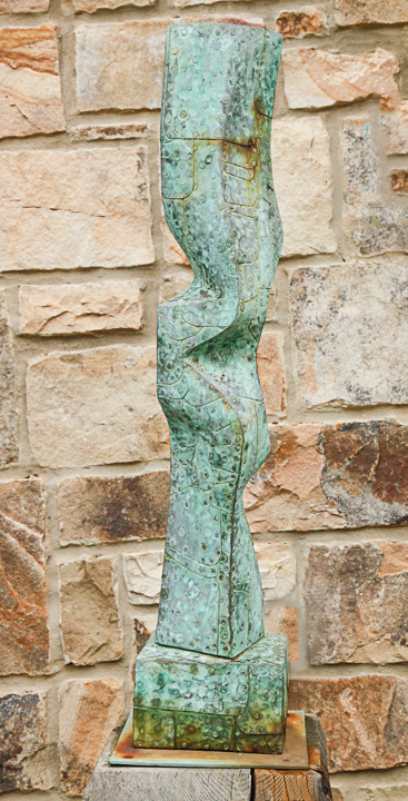 Melvin Schuler Copper Sculpture "Model #1"