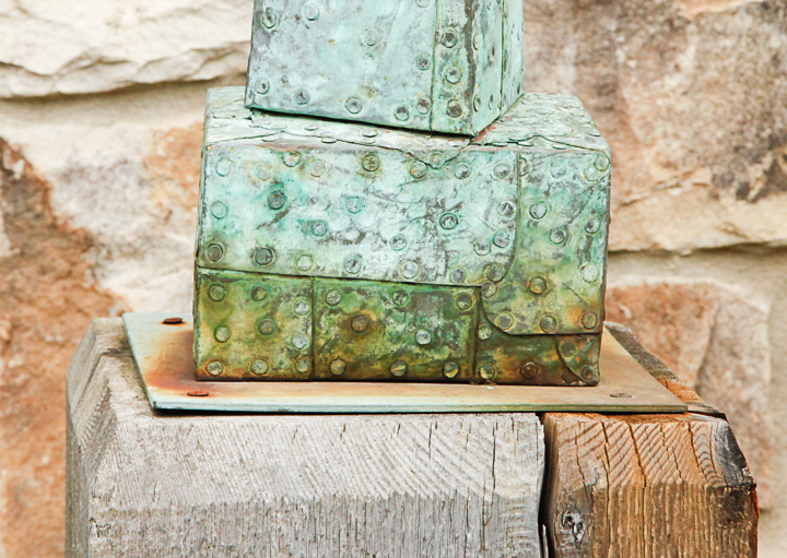 Melvin Schuler Copper Sculpture "Model #1"