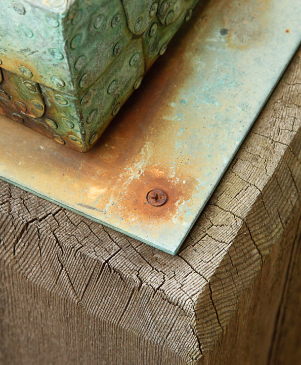 Melvin Schuler Copper Sculpture "Model #1"