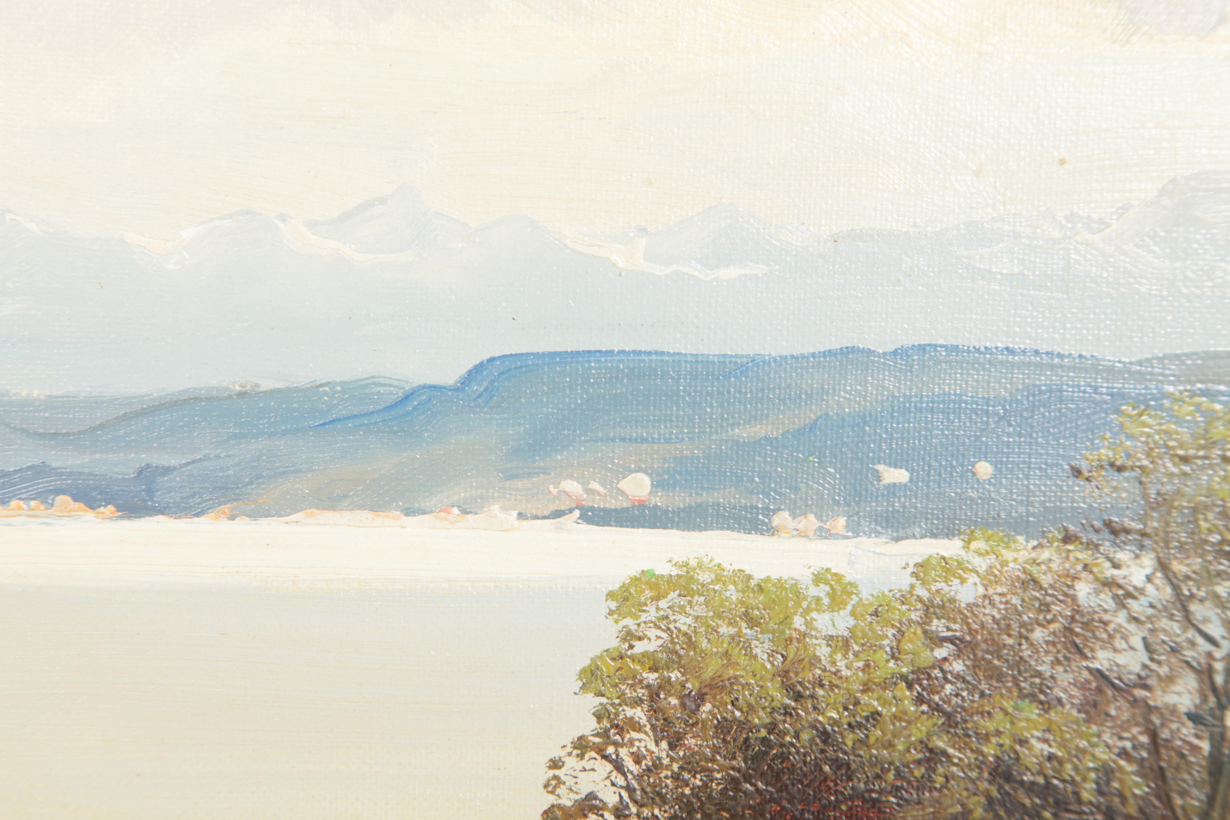 Helmut Stadelhofer Oil on Canvas of "Munich"