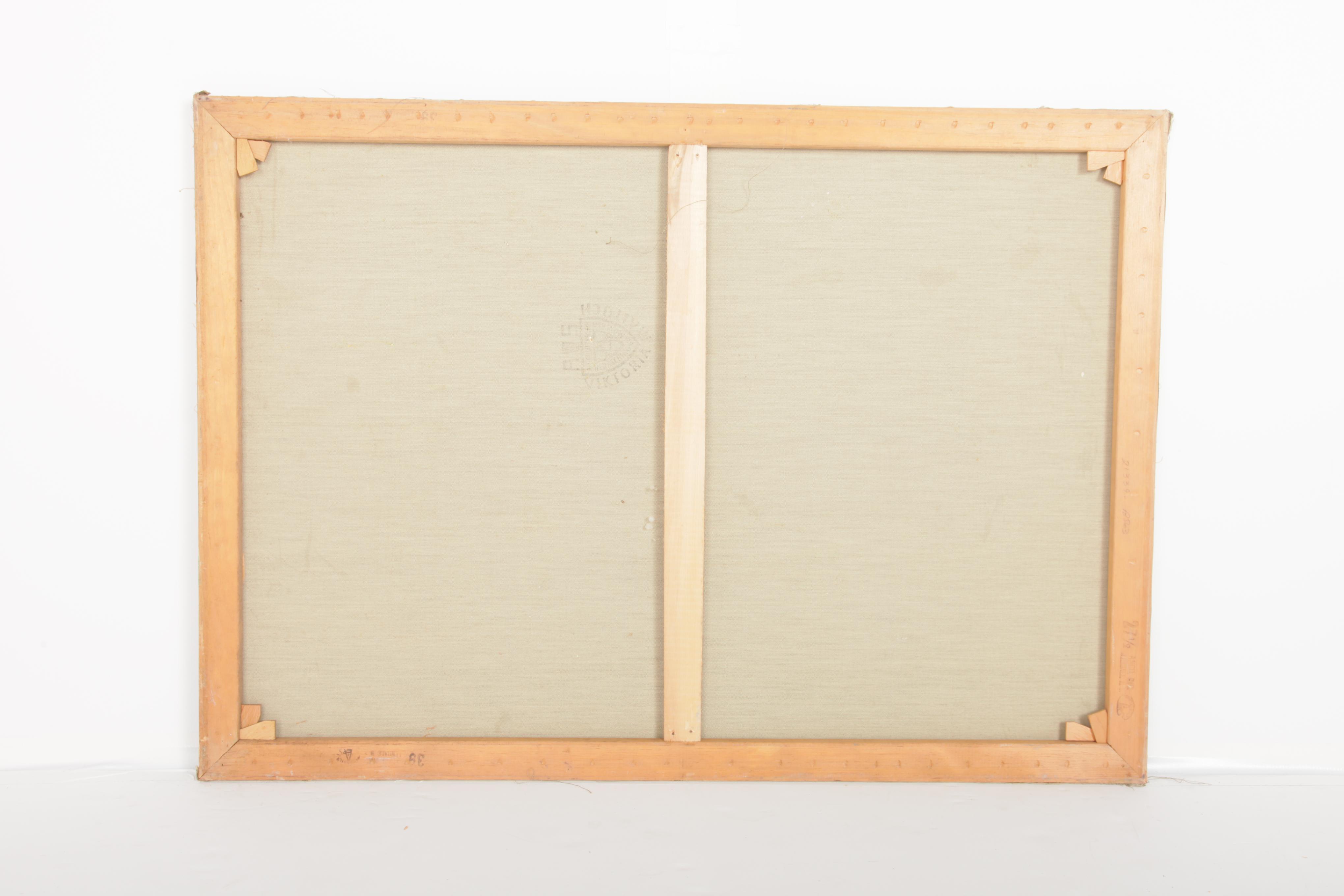 Helmut Stadelhofer Oil on Canvas of "Munich"