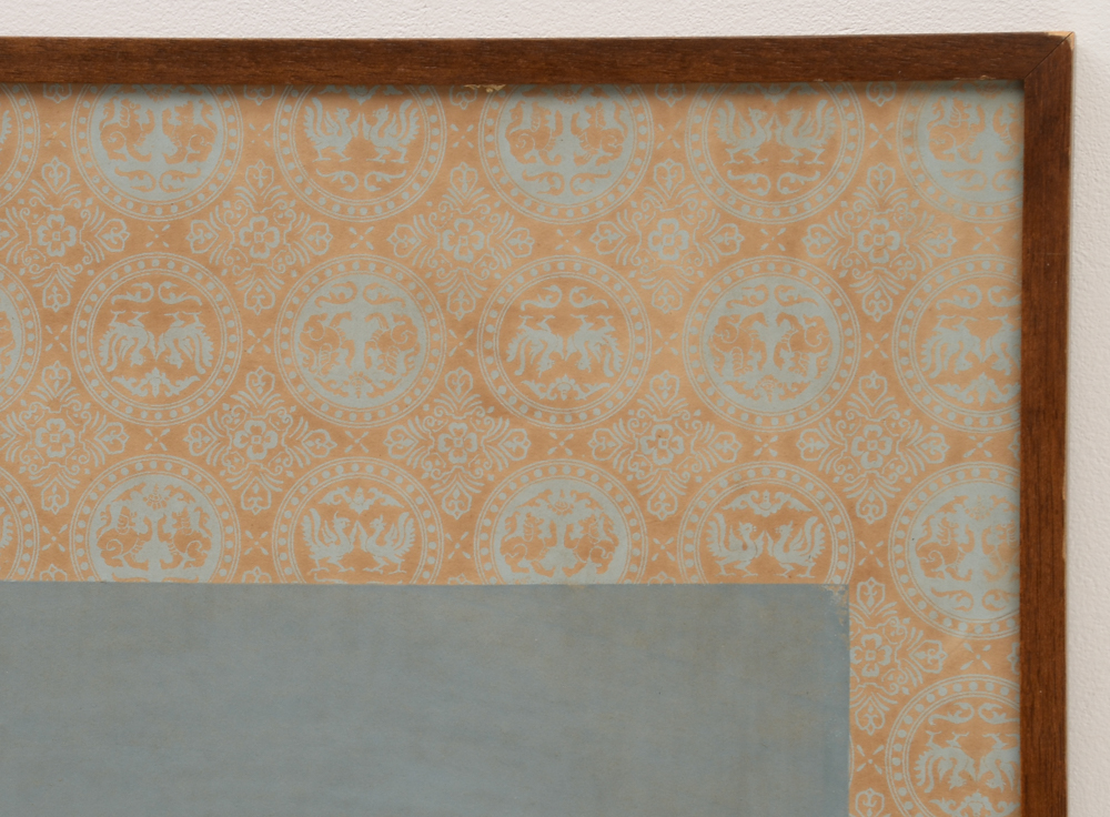 Mid-20th Century Serigraph of Emperor Taizong of Tang Portrait