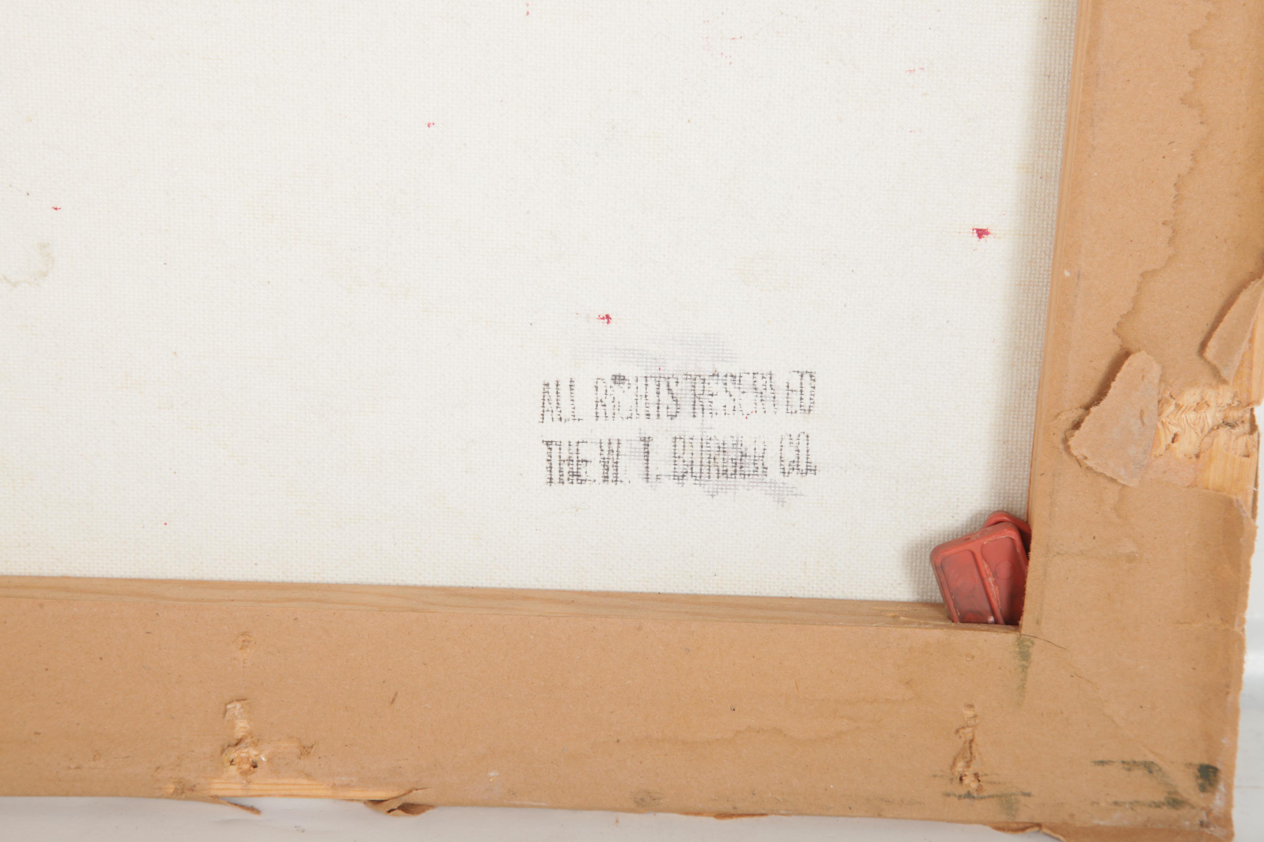 Louis Balin Original Oil Painting of a Creek