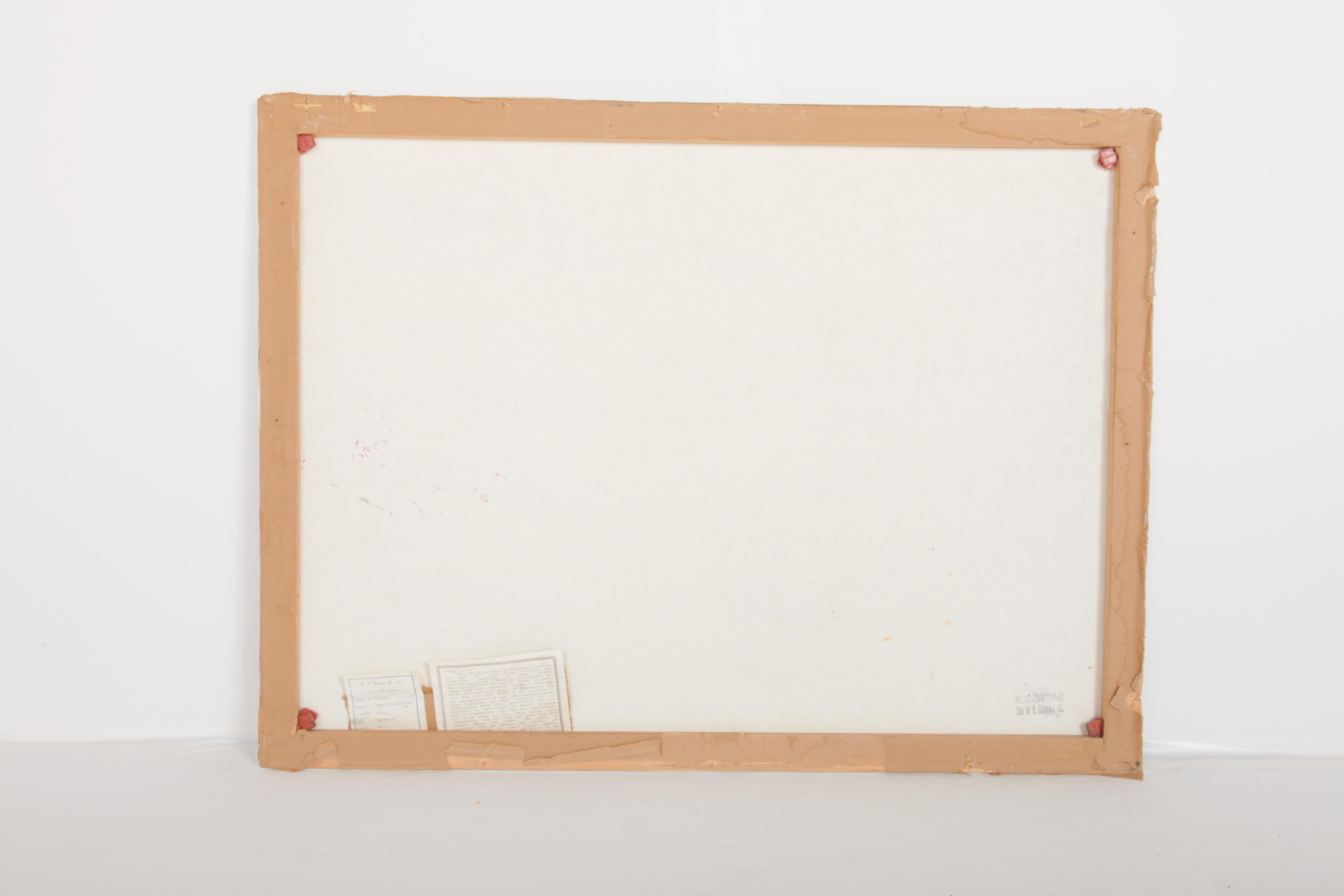 Louis Balin Original Oil Painting of a Creek