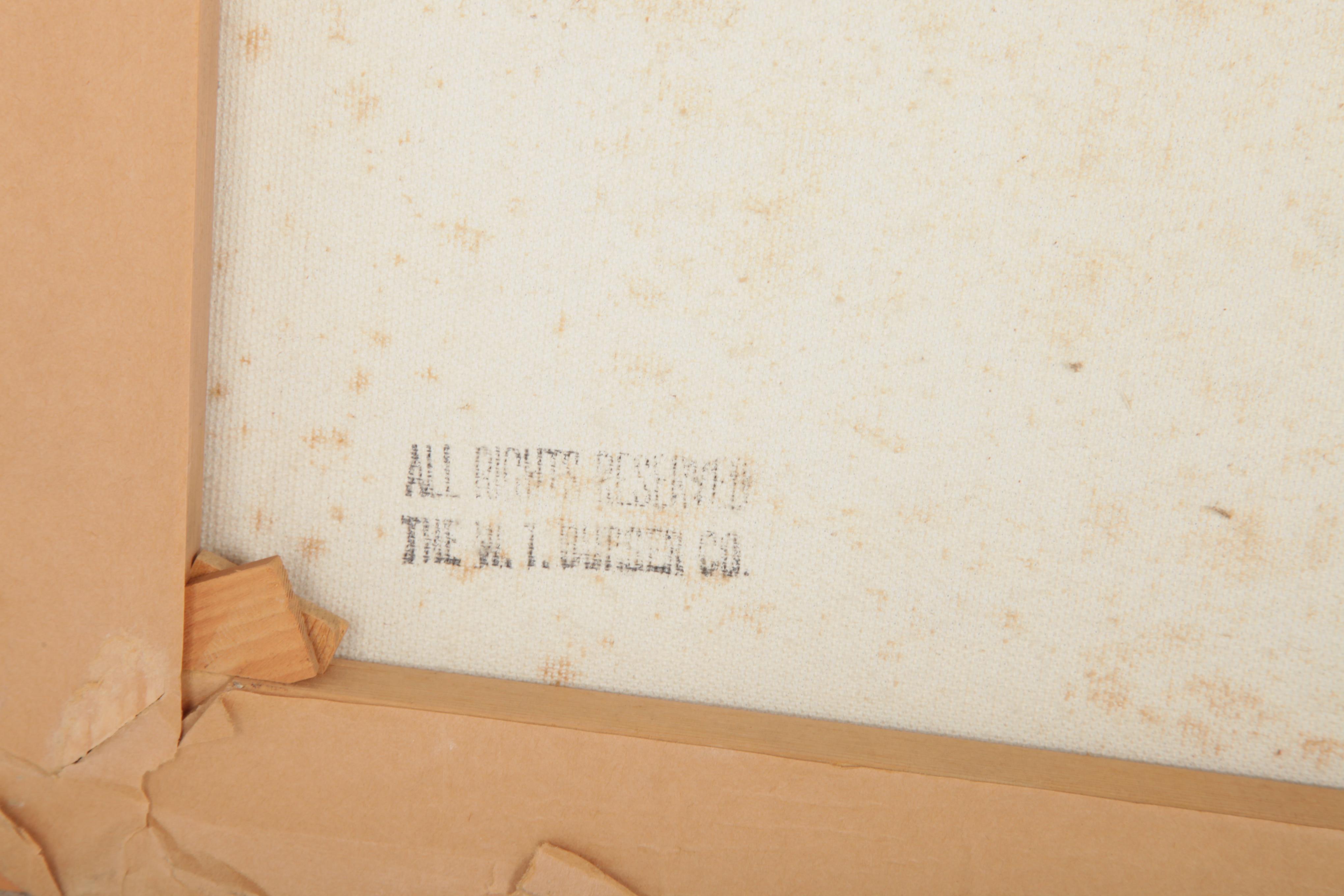 N. Closson Original Oil Painting of a Pier