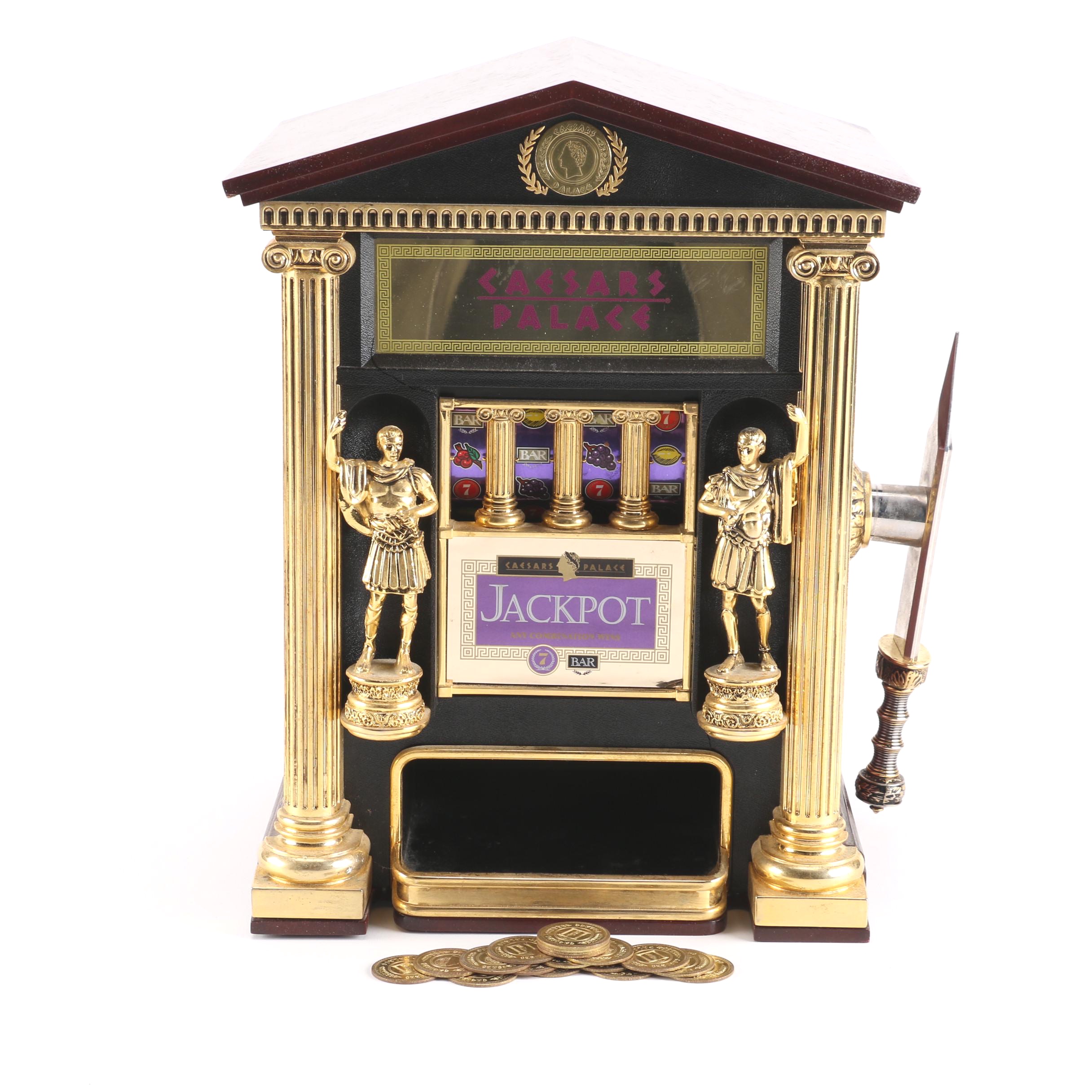 Franklin Mint "Caesar's Palace" Theme Slot Machine