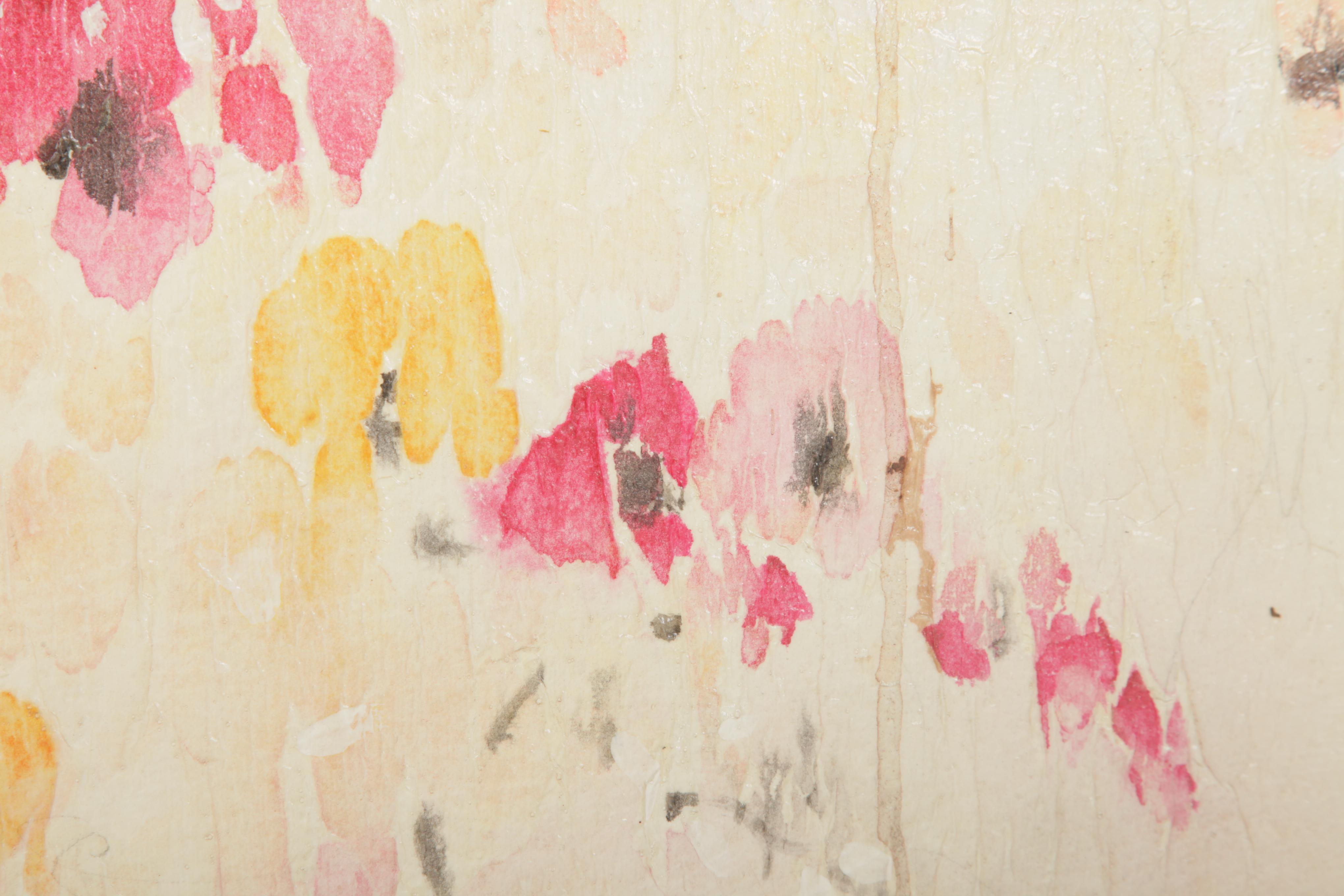 Alfred G. Huber Mixed Media on Canvas Still Life