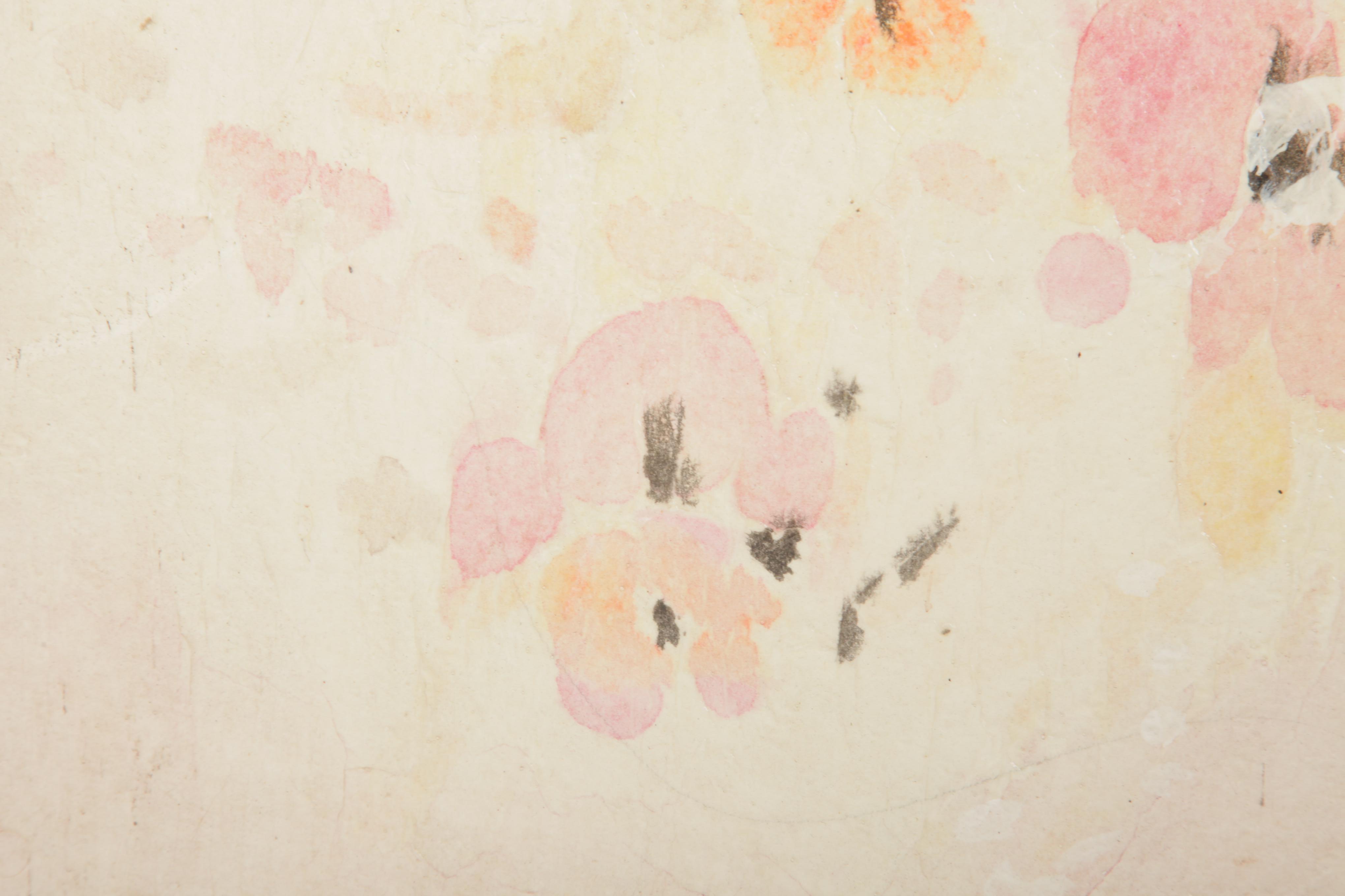 Alfred G. Huber Mixed Media on Canvas Still Life