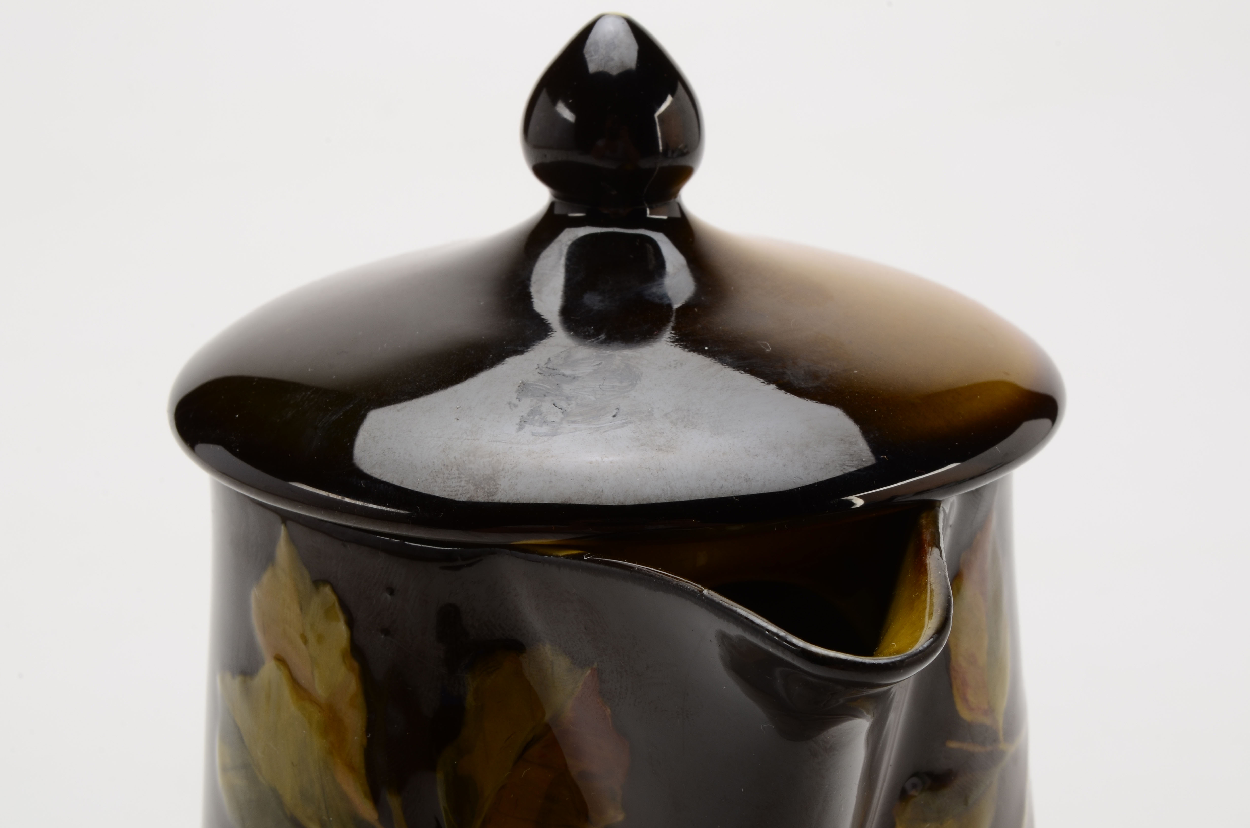 Early Rookwood Pottery Teapot Decorated by Van Briggle