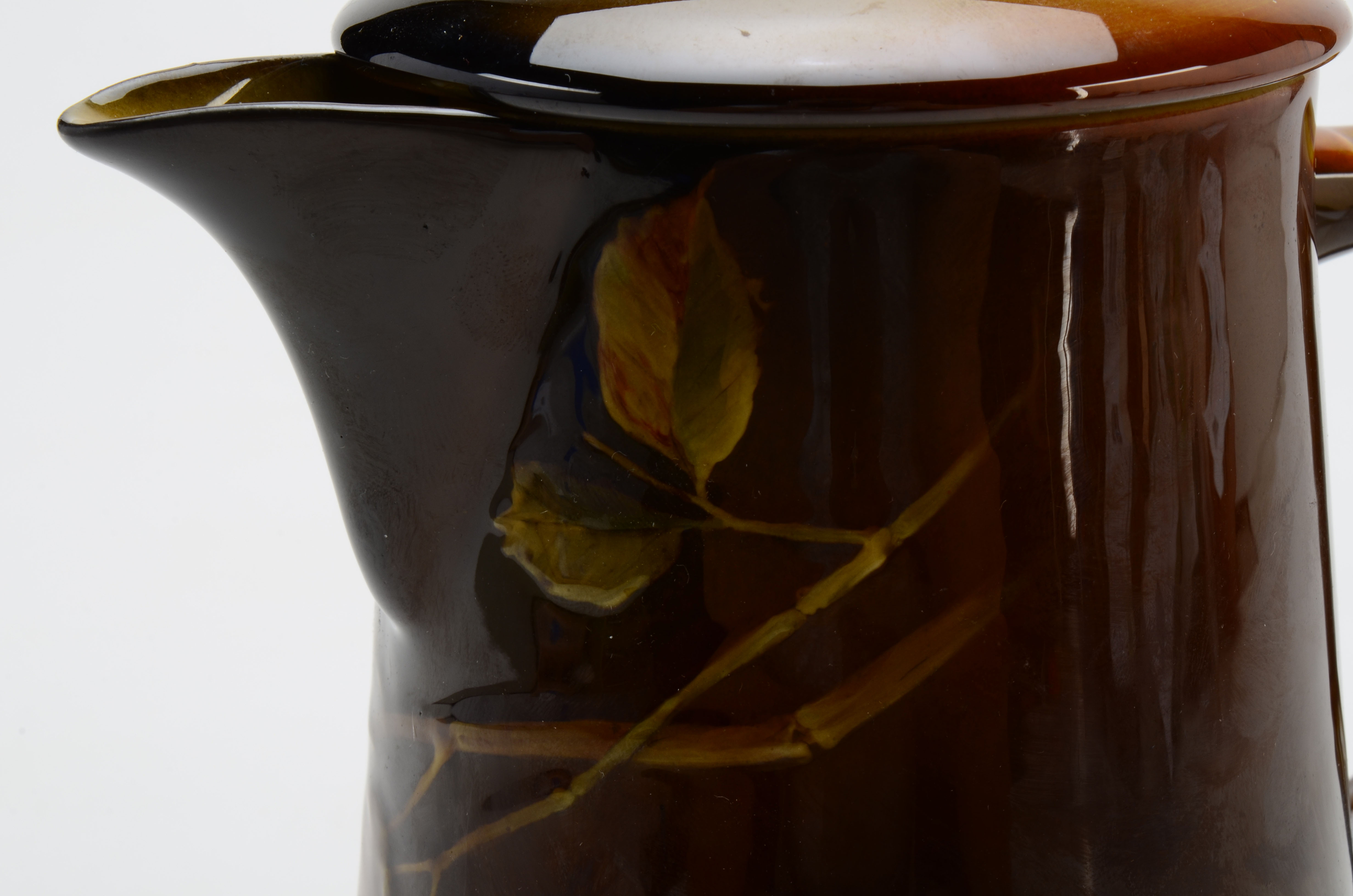 Early Rookwood Pottery Teapot Decorated by Van Briggle