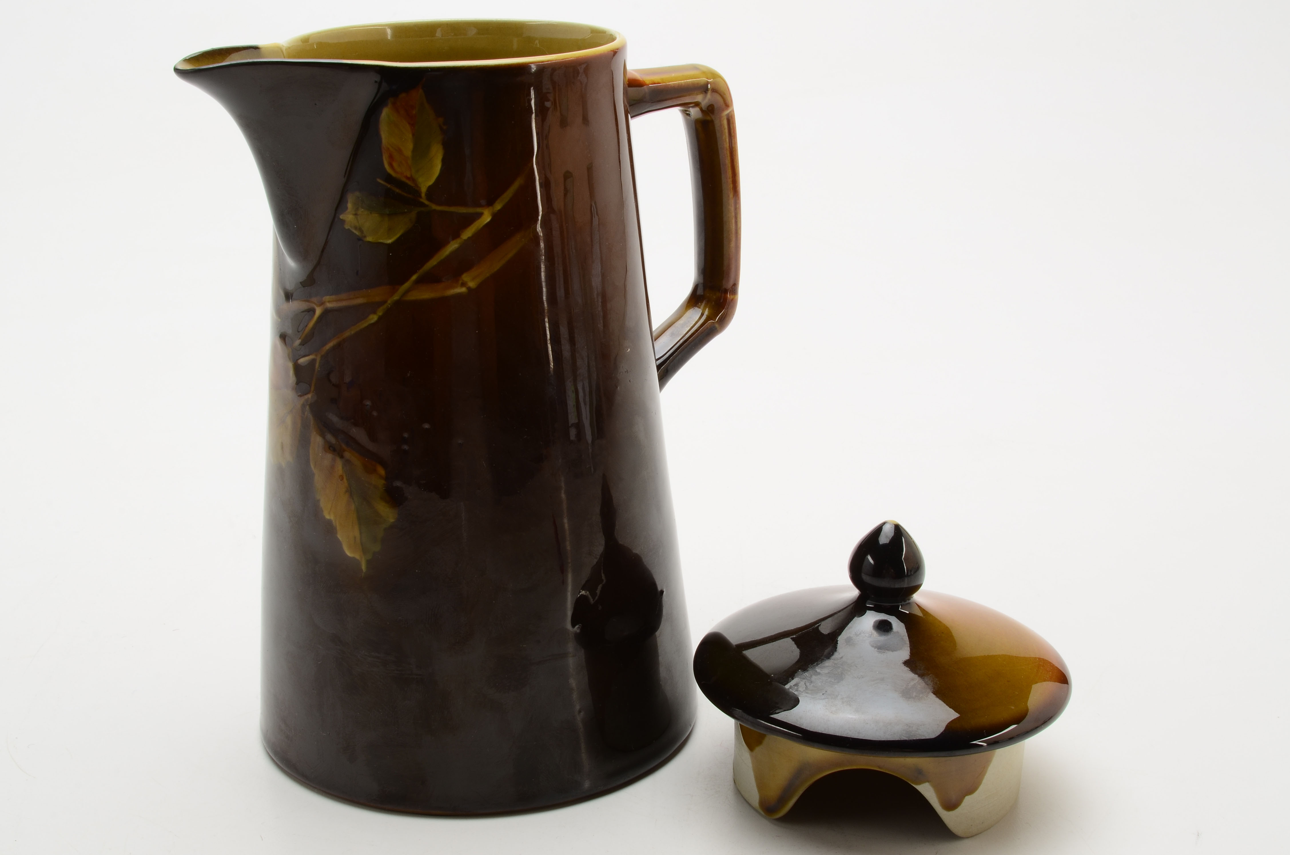 Early Rookwood Pottery Teapot Decorated by Van Briggle