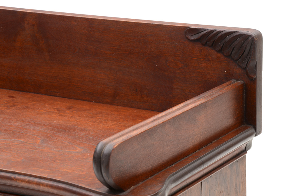 Vintage Leaded Glass Barrister Bookcase