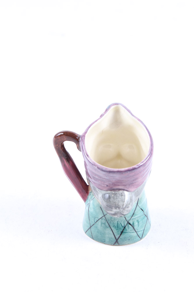 Royal Doulton "Sairey Gamp" Set with Miniature Character Jug