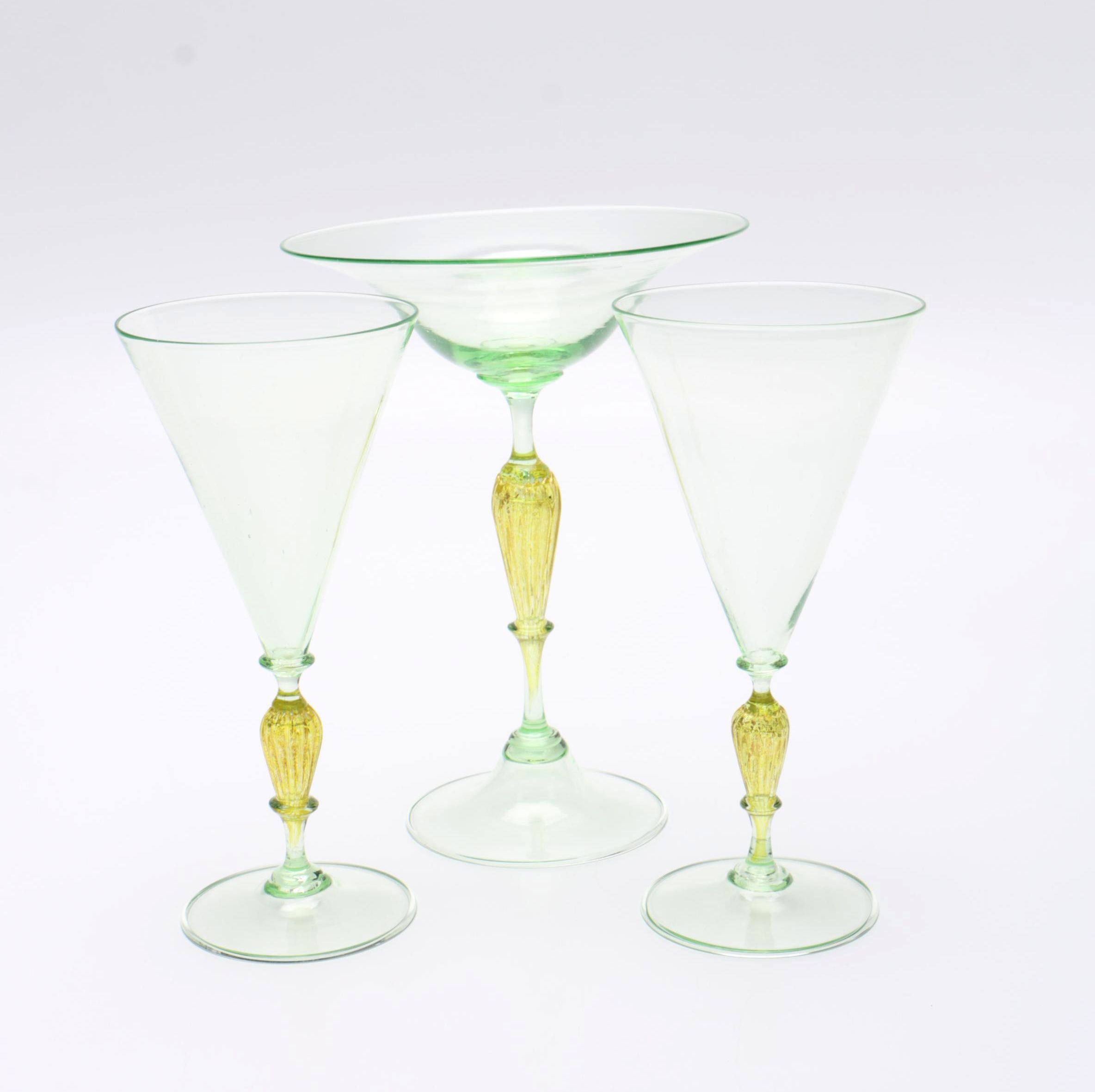 Venetian Art Glass Garniture