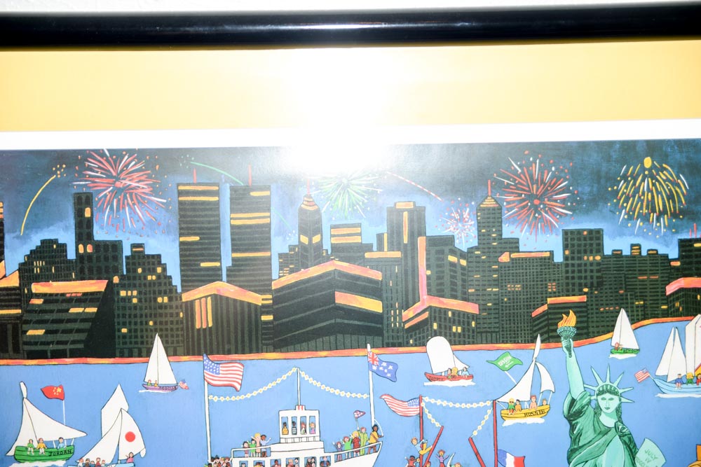 Signed Print Pat Singer's New York