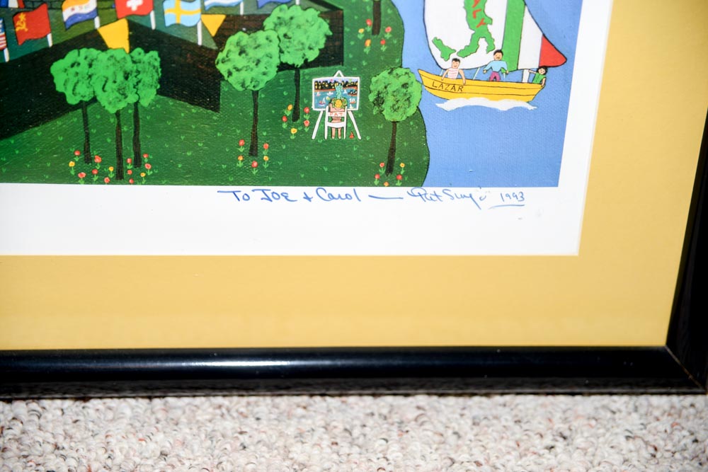 Signed Print Pat Singer's New York