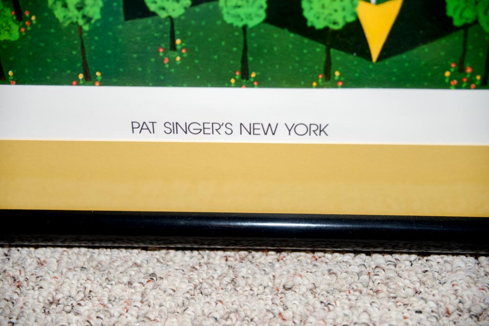 Signed Print Pat Singer's New York