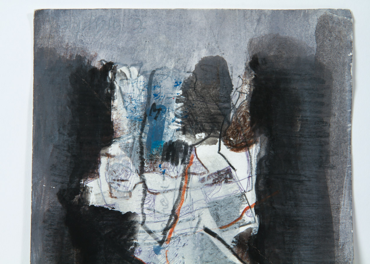 Gjelosh Gjokaj Painting on Paper with Book "Maestro: Gjelosh Gjokaj"