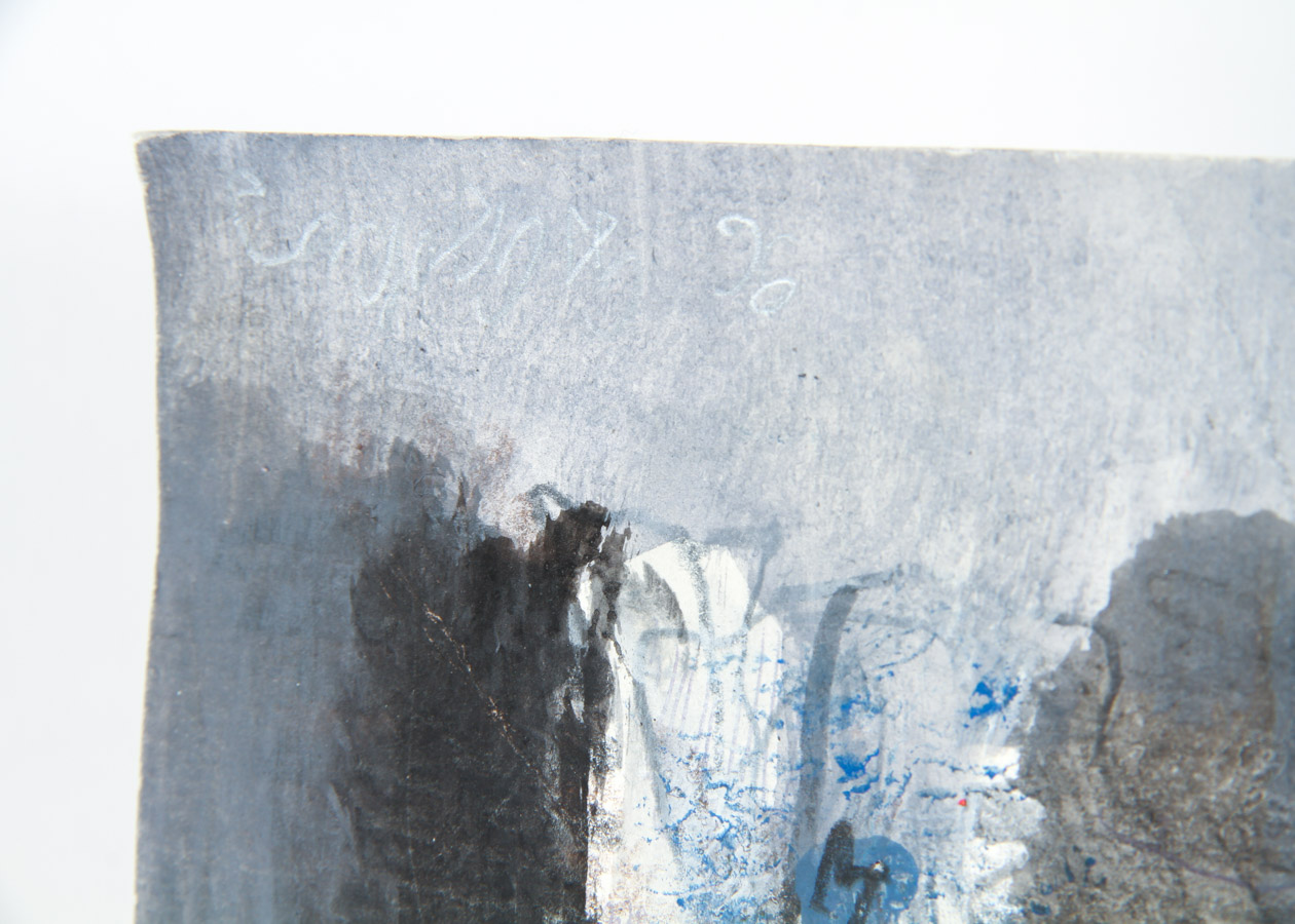 Gjelosh Gjokaj Painting on Paper with Book "Maestro: Gjelosh Gjokaj"