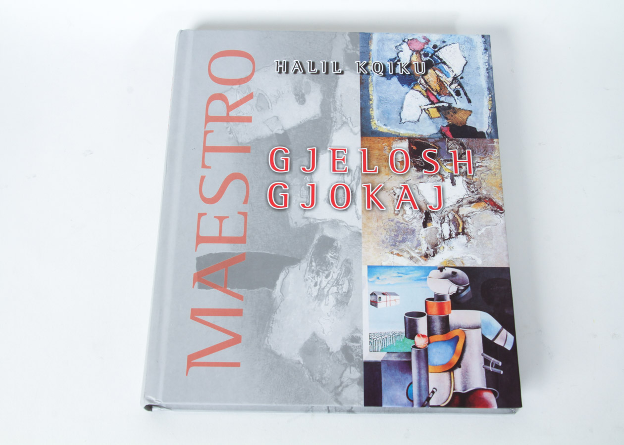 Gjelosh Gjokaj Painting on Paper with Book "Maestro: Gjelosh Gjokaj"