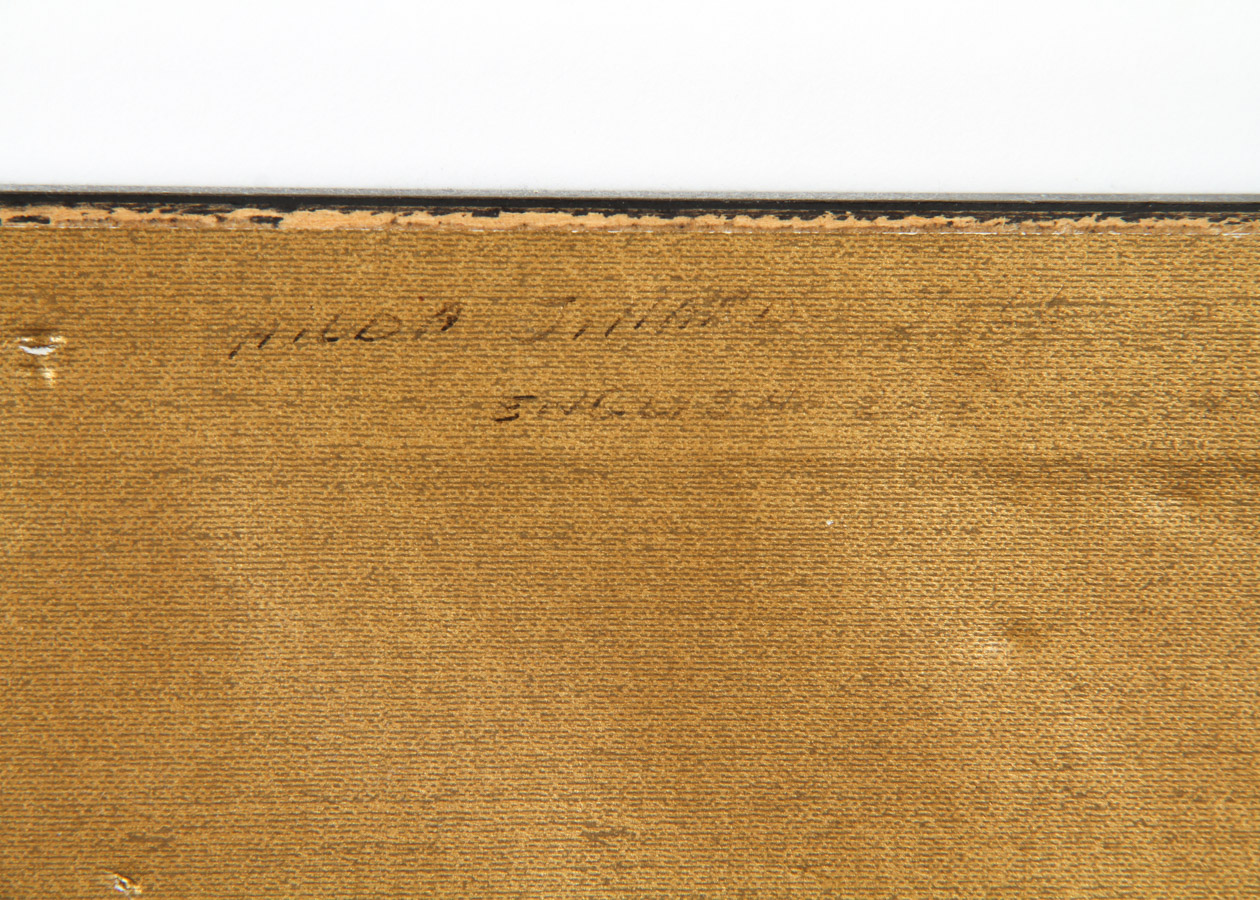 Gill Art Deco Style Watercolor, Pen and Pencil Drawing