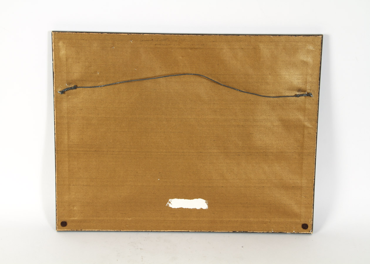 Gill Art Deco Style Watercolor, Pen and Pencil Drawing