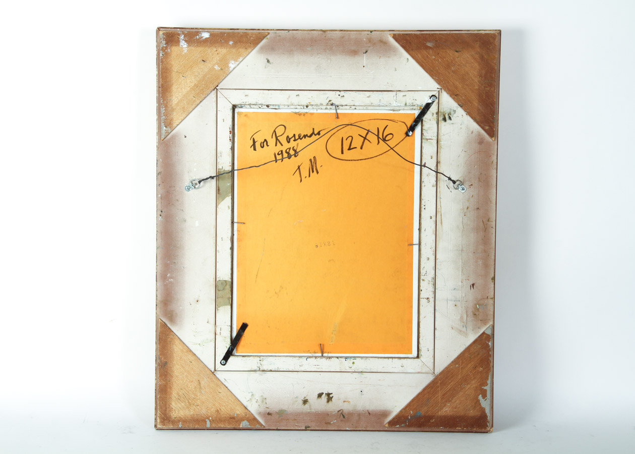 T. Maruzzi Oil Painting of Winter Landscape