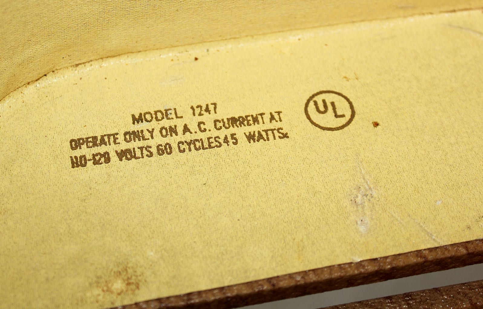 Mid-Century Symphonic Portable 45 rpm Record Player