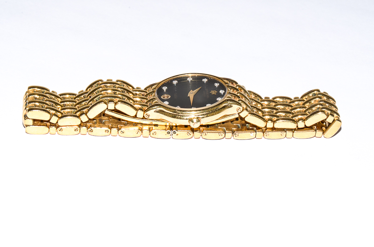 Women's Raymond Weil Geneve Fidélio Diamond and 18K Gold Electroplated Watch