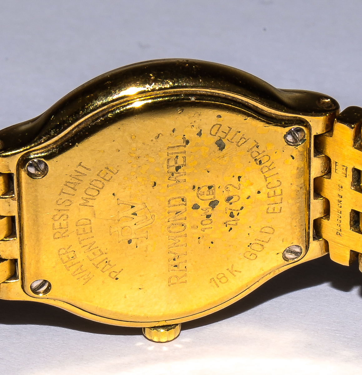 Women's Raymond Weil Geneve Fidélio Diamond and 18K Gold Electroplated Watch