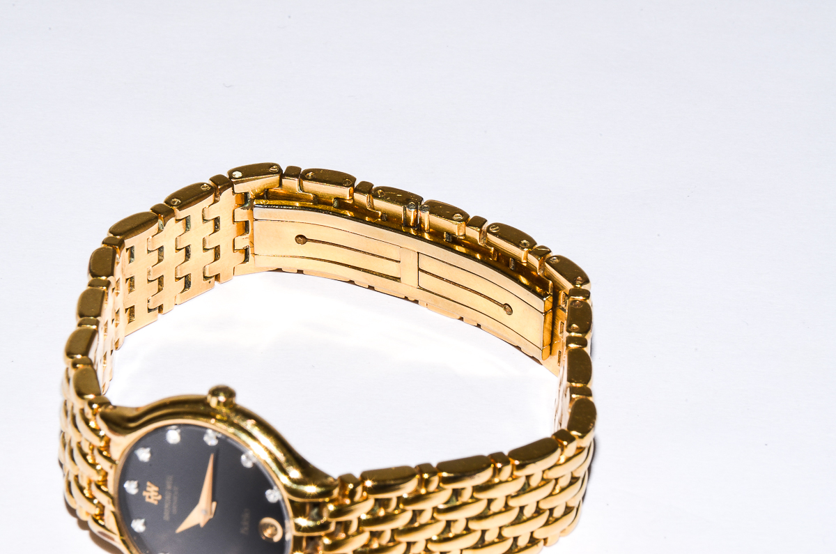 Women's Raymond Weil Geneve Fidélio Diamond and 18K Gold Electroplated Watch