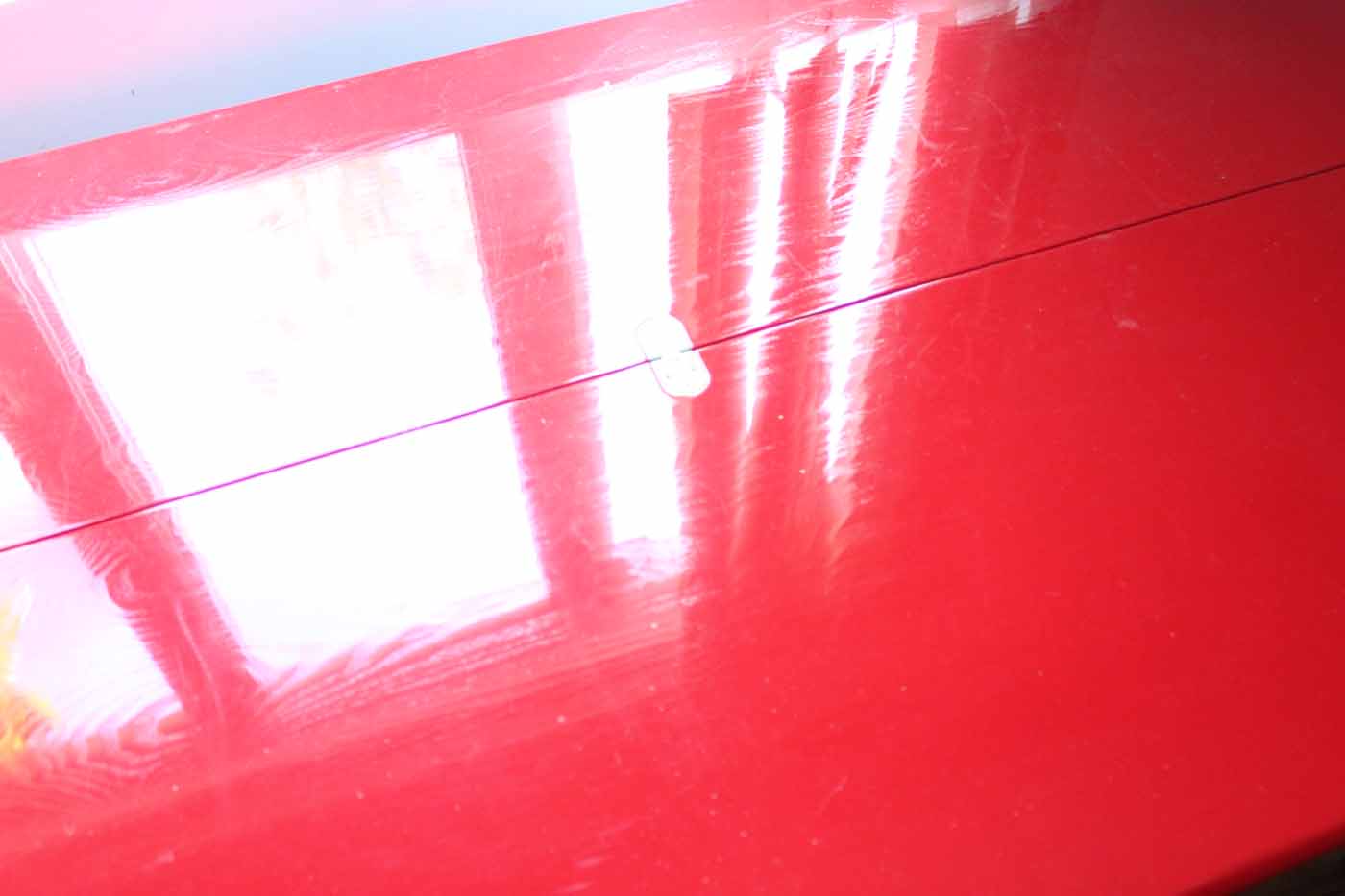 Red Lacquered Gate Leg Table