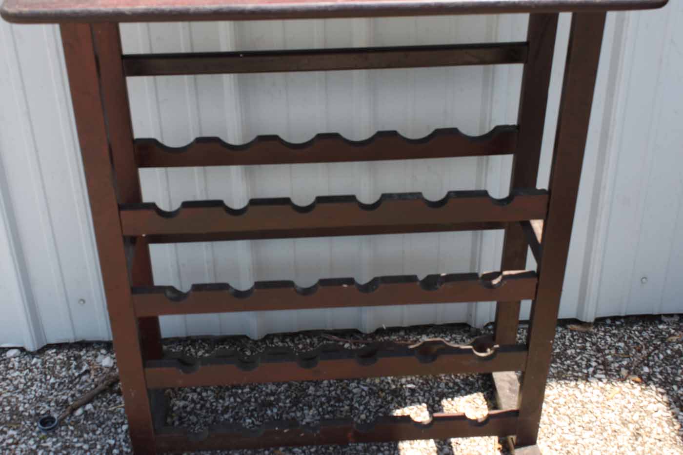 Wine Rack Serving Table