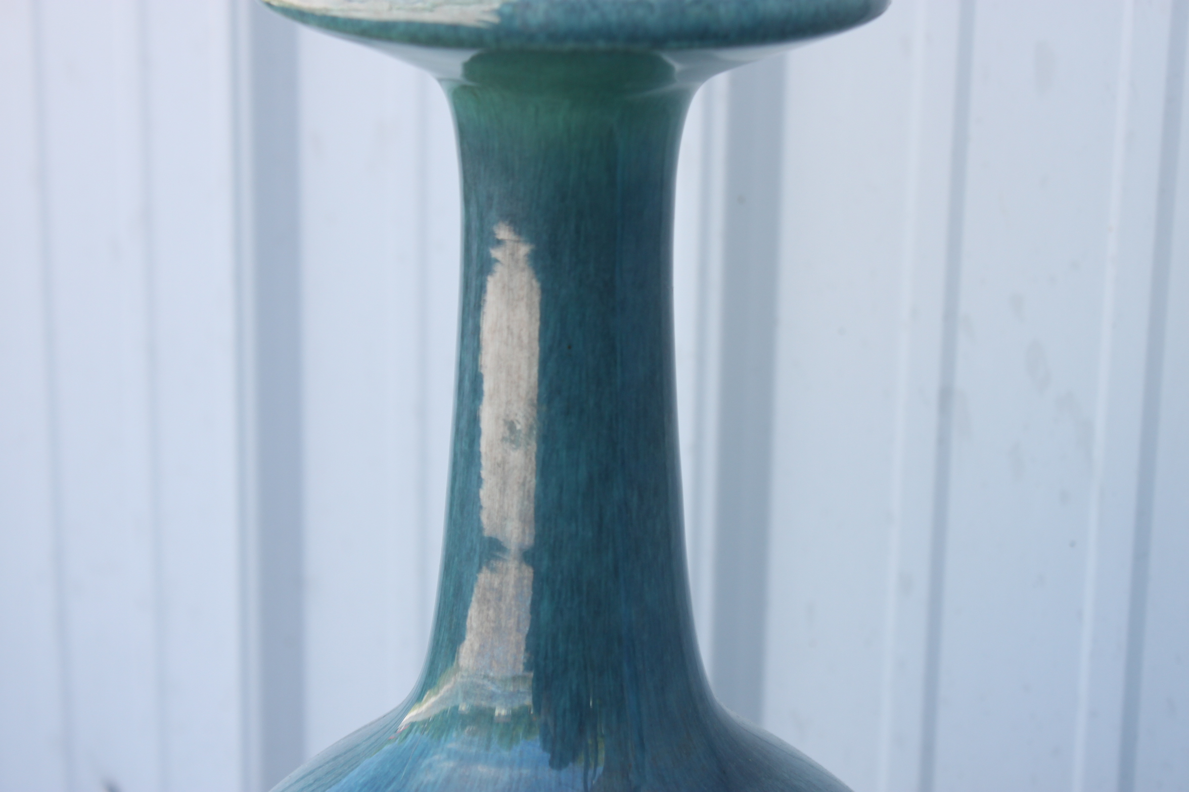 Two Aqua Table Lamps