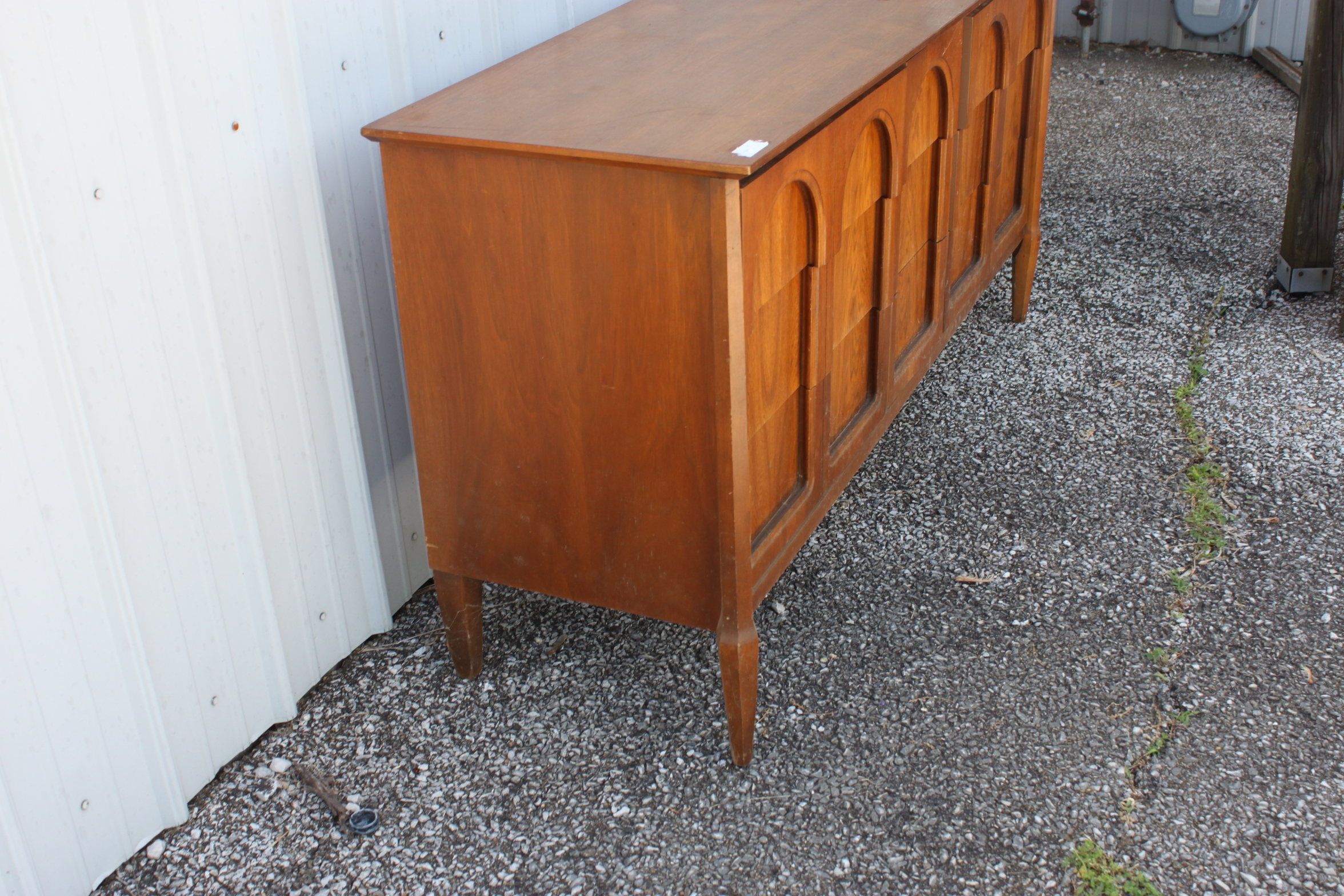 Mid Century Modern Credenza with Mirror
