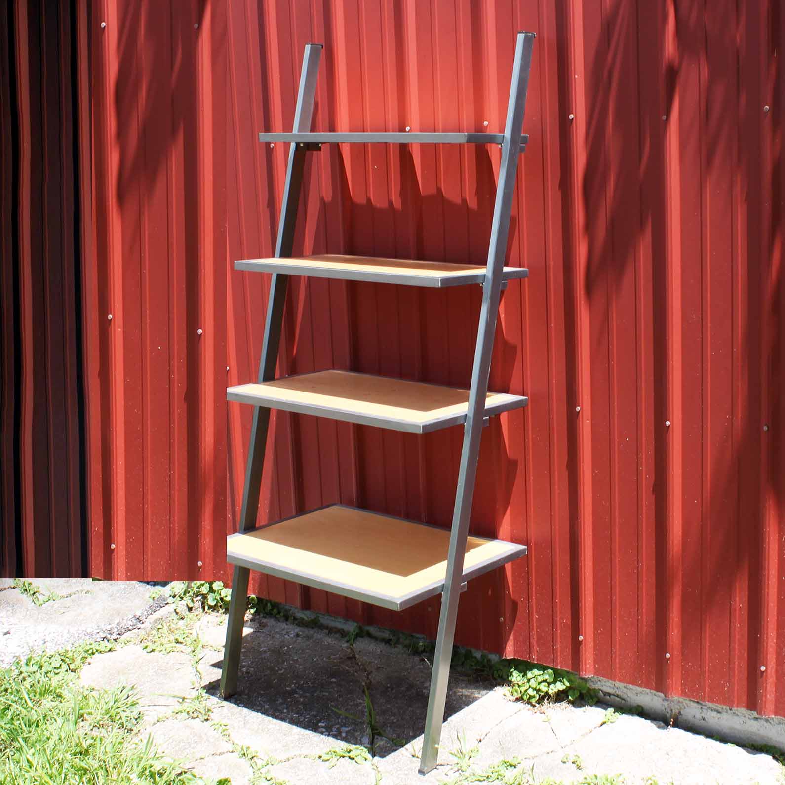 Contemporary Leaning Ladder Shelf
