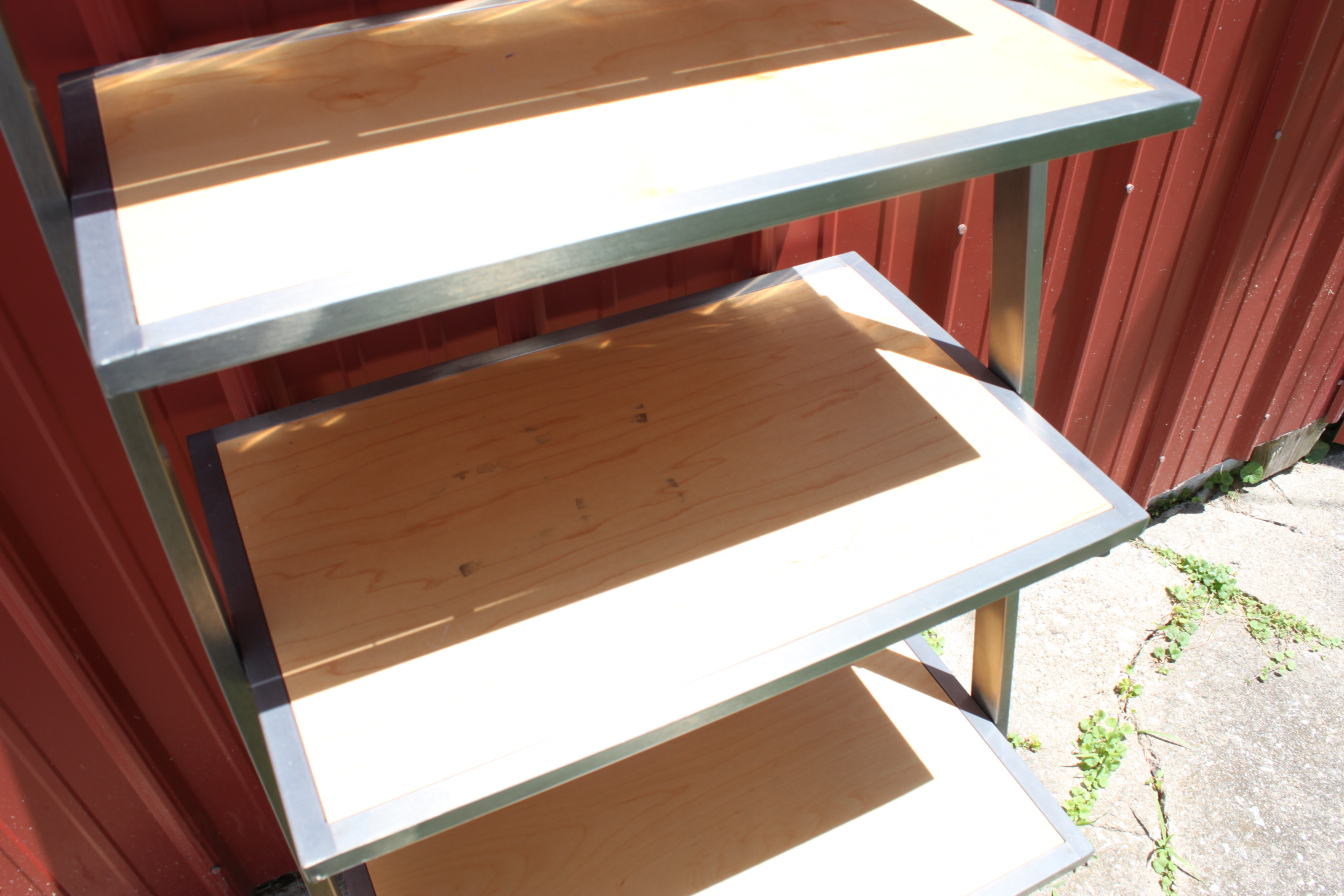 Contemporary Leaning Ladder Shelf