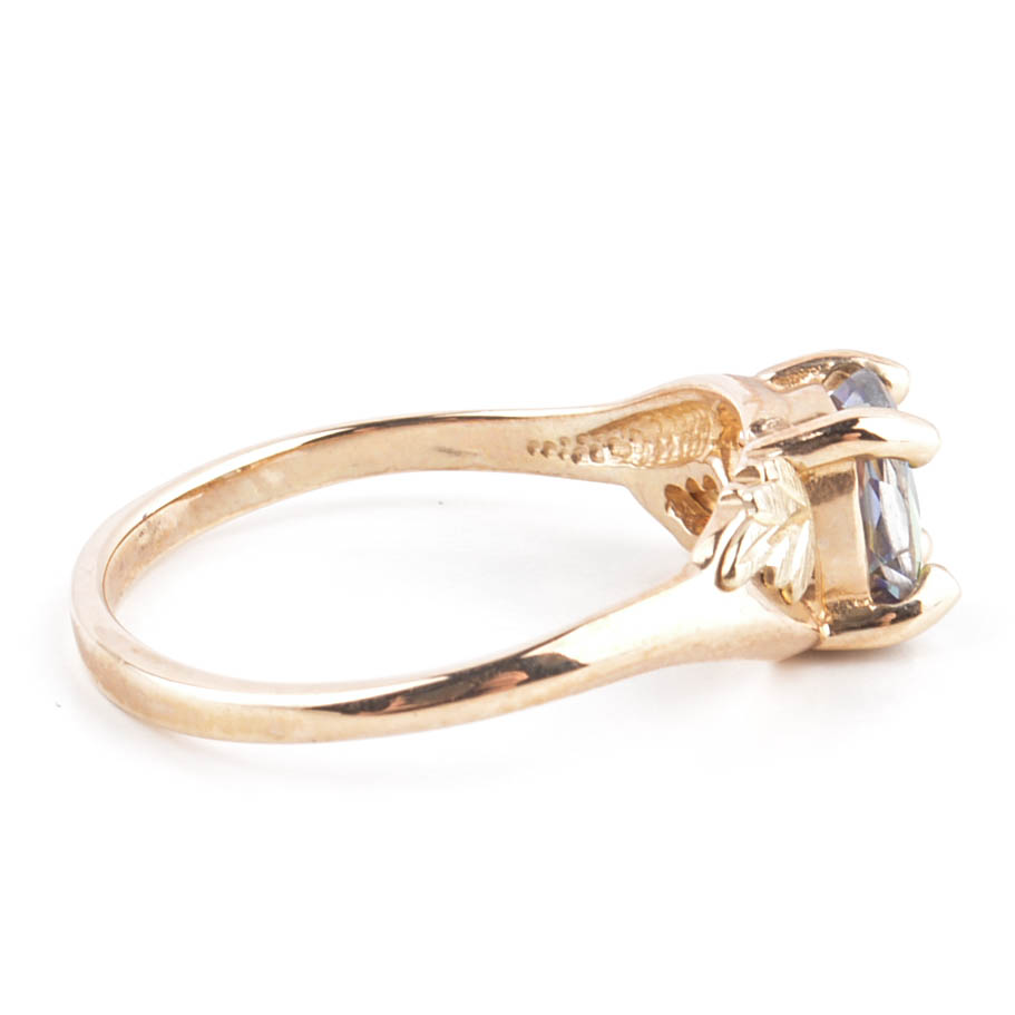 10K Yellow Gold Mystic Topaz Ring