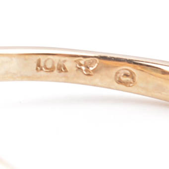 10K Yellow Gold Mystic Topaz Ring