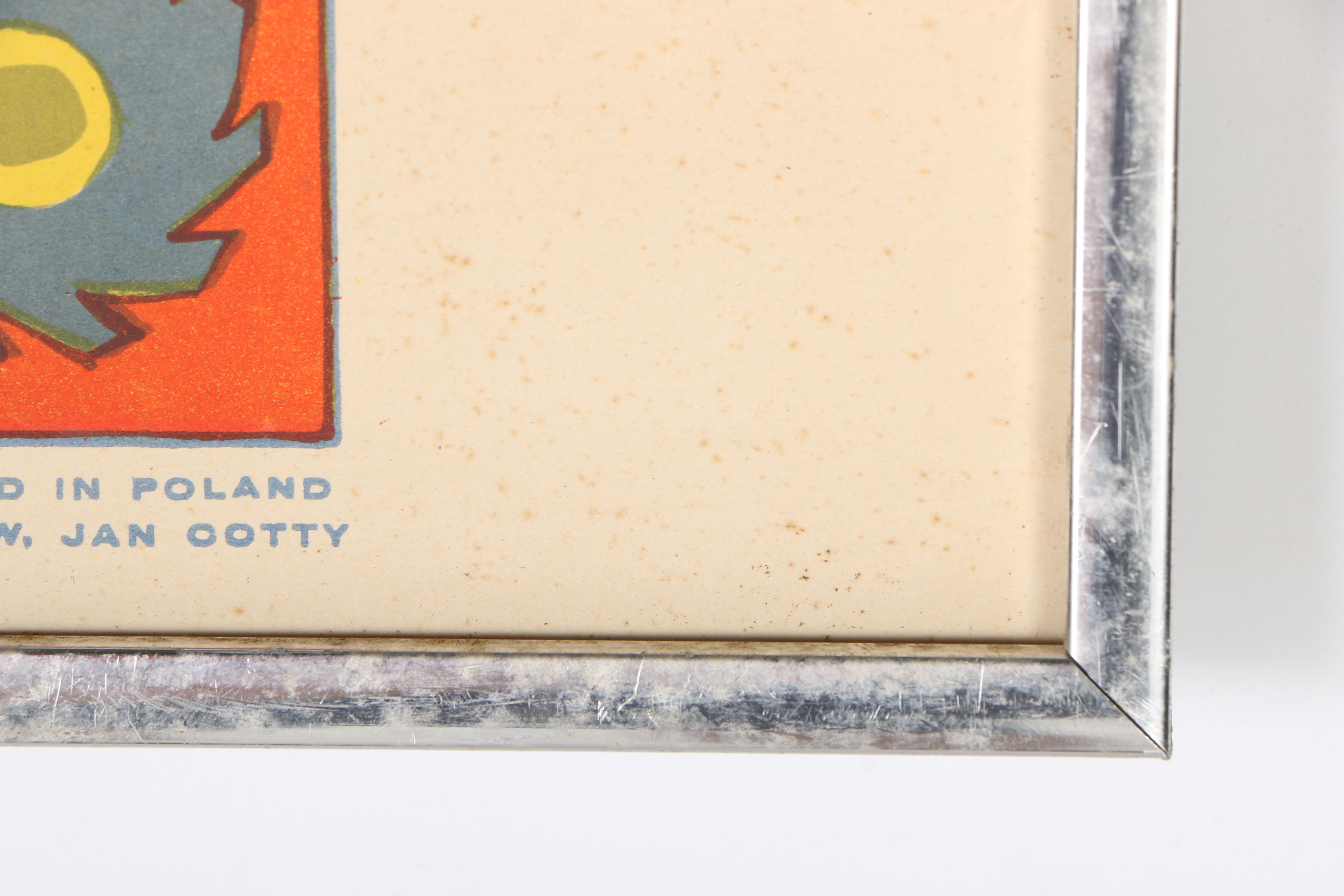 Early 20th Century Marja Werten Colorful Polish Lithographs