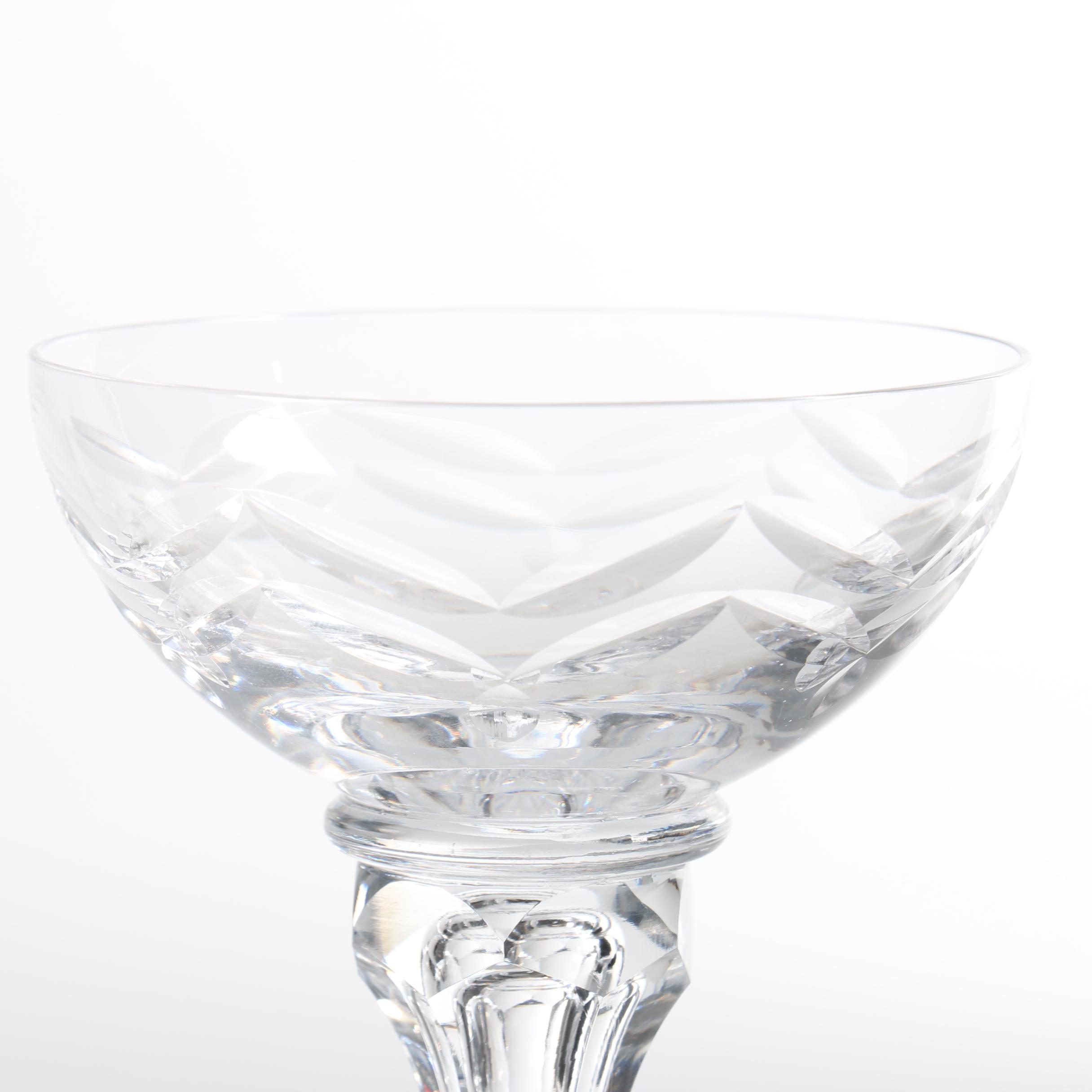 Royal Leerdam "Netherlands" Crystal Champagne Glasses